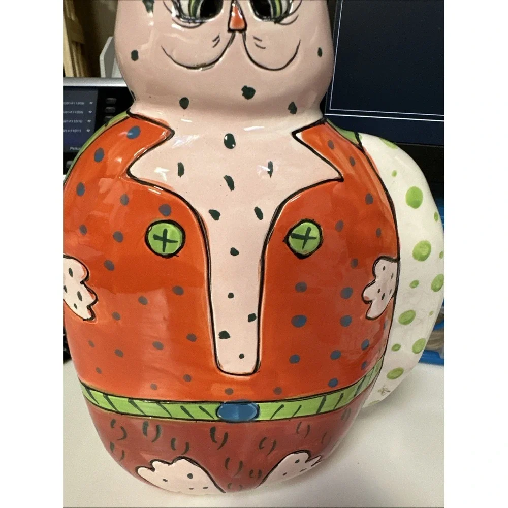 Ganz Sitting Dressed‎ Cat Figurine/Piggy Bank